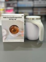 ماگ همزن دار 380میلی لیتری باتری خور استیل304