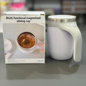 ماگ همزن دار 380میلی لیتری باتری خور استیل304