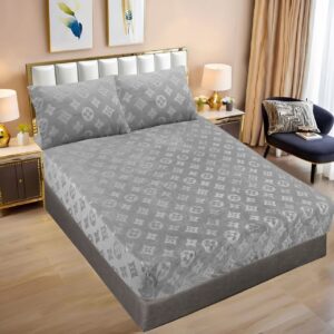 ست کاورمخملی دوشک2نفره